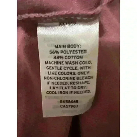 Treasure & Bond Ruched Side Sleeveless Tank Dress Mauve Size XS - Picture 7 of 7